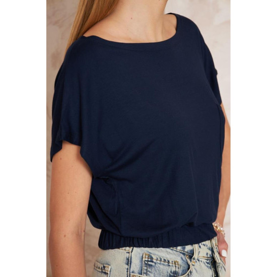 Pasaklı Giyim Kadın Eteği Lastikli Crop Lacivert