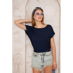 Pasaklı Giyim Kadın Eteği Lastikli Crop 3624165 Lacivert