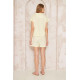 Pasaklı Giyim Kadın Gömlek-Şort Alt Üst Takım Sarı