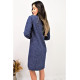 Pasaklı Giyim Kadın Garnili Yumoş Triko Elbise Lacivert