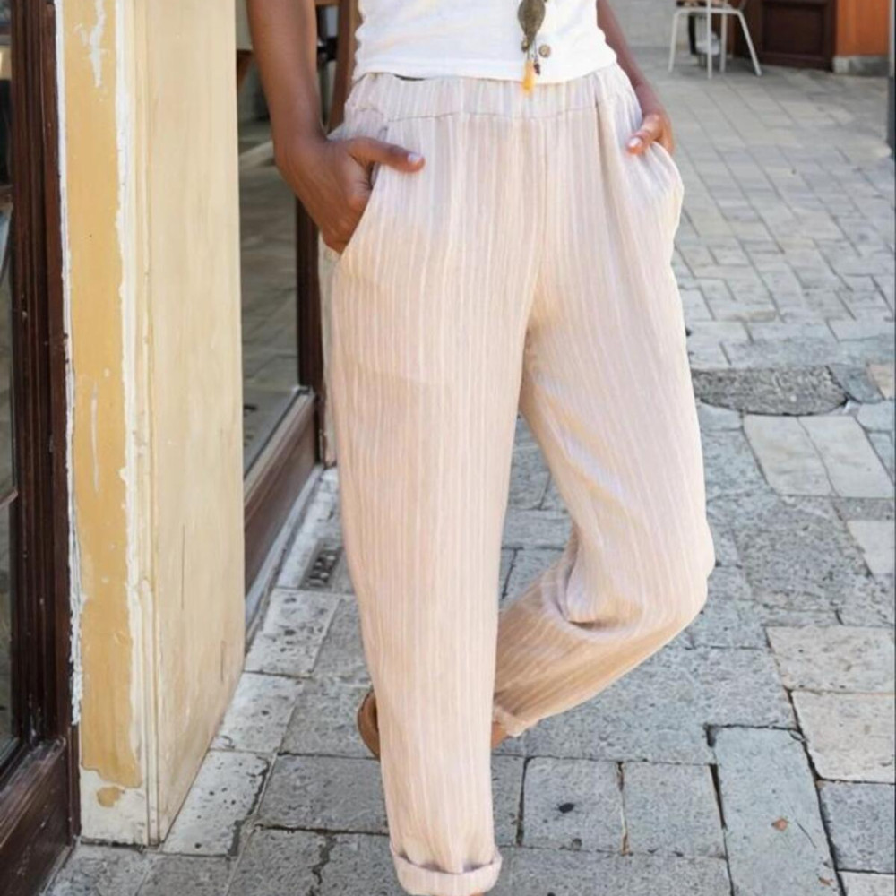 Pasaklı Giyim Kadın Duble Paça Pantolon 3277187 Bej