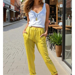 Pasaklı Giyim Kadın Duble Paça Pantolon 3277187 Yeşil