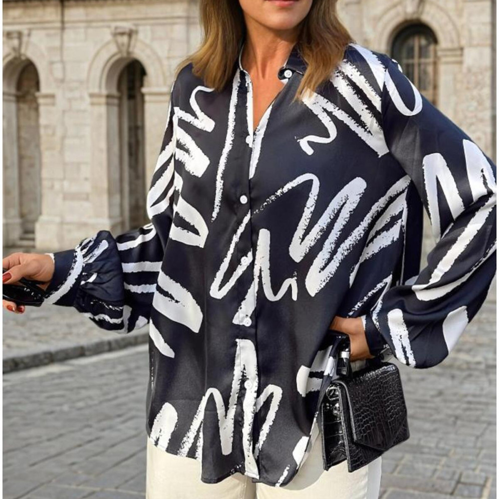 Pasaklı Giyim Kadın Balon Kol Tunik Gömlek 3344345 Siyah