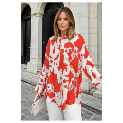 Pasaklı Giyim Kadın Viskon Gömlek 3457286 Kırmızı