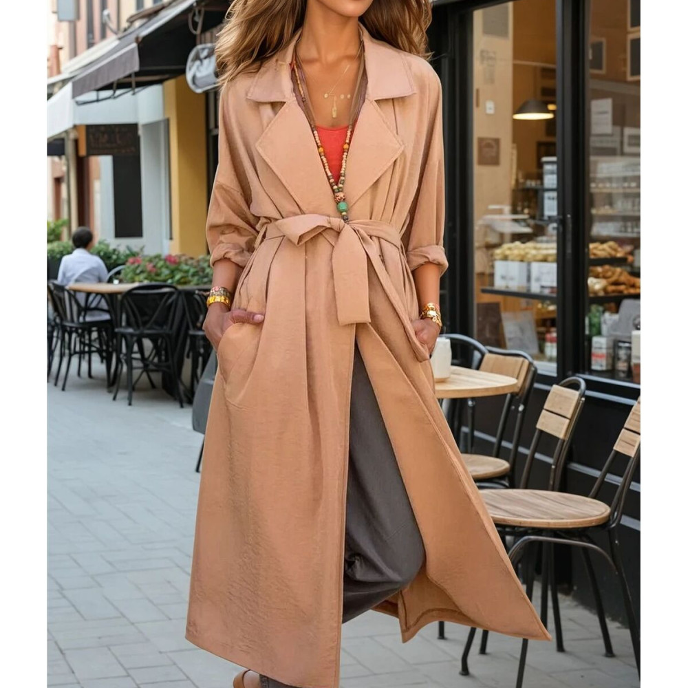 Pasaklı Giyim Kadın Ekstra Oversize Trençkot 3335451 Taba