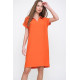 Pasaklı Giyim Kadın Polo Yaka Elbise Turuncu