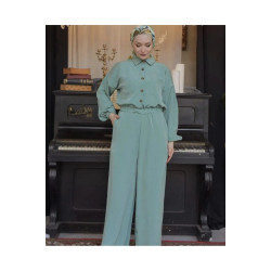 Pasaklı Giyim Kadın Kupra Tulum 3360506 Mint