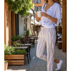 Pasaklı Giyim Dar Kesim Havuç Pantolon 3394210 Pudra