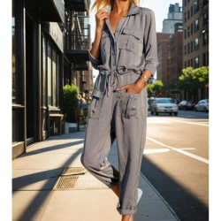 Pasaklı Giyim Kadın Safari Tulum Oversize 3164506 Antrasit