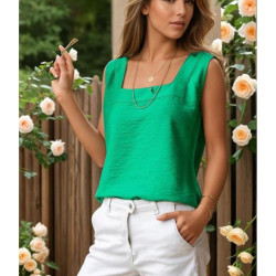 Pasaklı Giyim Kadın Kalın Askılı Bluz 2911275 Yeşil