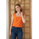 Pasaklı Giyim Kadın Kalın Askılı Bluz Turuncu