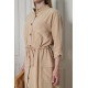Pasaklı Giyim Kadın Premium Krep Elbise Bej