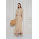 Pasaklı Giyim Kadın Premium Krep Elbise Bej