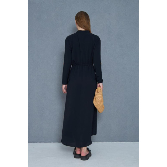 Pasaklı Giyim Kadın Premium Krep Elbise Siyah