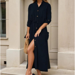 Pasaklı Giyim Kadın Premium Krep Elbise 3734462 Siyah