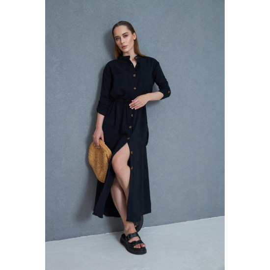 Pasaklı Giyim Kadın Premium Krep Elbise Siyah