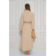 Pasaklı Giyim Kadın Premium Krep Elbise Bej