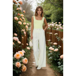 Pasaklı Giyim Kadın Fistolu Poplin Pantolon 3757176 Sarı