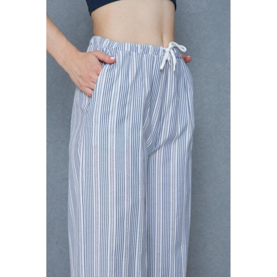 Pasaklı Giyim Kadın Fistolu Poplin Pantolon Siyah