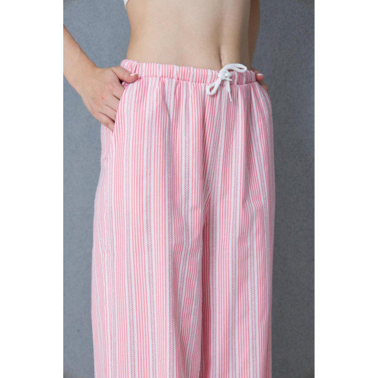 Pasaklı Giyim Kadın Fistolu Poplin Pantolon Fuşya