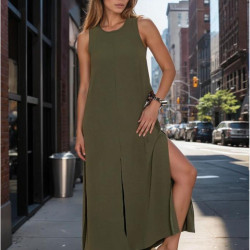 Pasaklı Giyim Kadın Bilek Boy Elbise 3760330 Haki