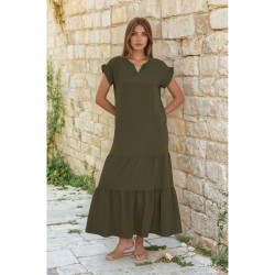 Pasaklı Giyim Kadın Apoletli Elbise 3761366 Haki