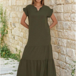 Pasaklı Giyim Kadın Apoletli Elbise 3761366 Haki