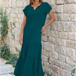 Pasaklı Giyim Kadın Apoletli Elbise 3761366 Zümrüt