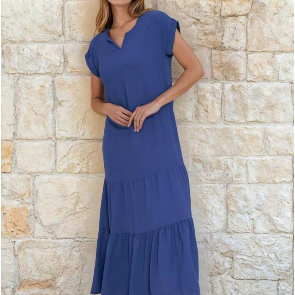 Pasaklı Giyim Kadın Apoletli Elbise 3761366 İndigo