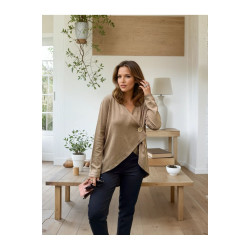 Pasaklı Giyim Kadın Salaş Hırka 3328264 vizon