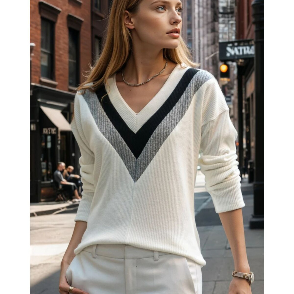 Pasaklı Giyim Yumoş Kazak 2750232 Ekru