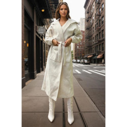 Pasaklı Giyim Balon Kol örgü Kaban 3661726 Ekru