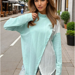 Pasaklı Giyim Kadın İki Katlı Kazak 3513165 Mint