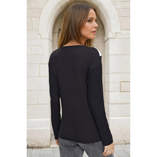 Pasaklı Giyim Yumoş Kazak Siyah