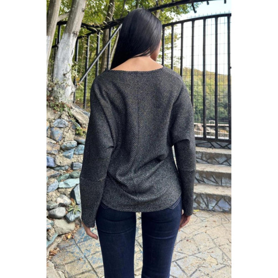 Pasaklı Giyim Kadın Kazak Siyah