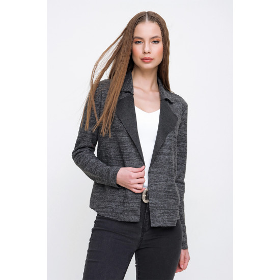 Pasaklı Giyim Kadın Yumoş Ceket Antrasit