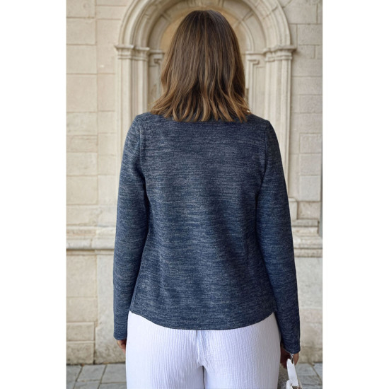 Pasaklı Giyim Kadın Yumoş Ceket Lacivert