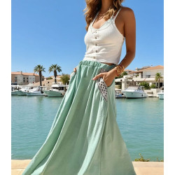 Pasaklı Giyim Kadın Kiloş Etek Hasır Cep 3389308 Mint