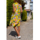 Pasaklı Giyim Kadın Terikoton Elbise Sarı