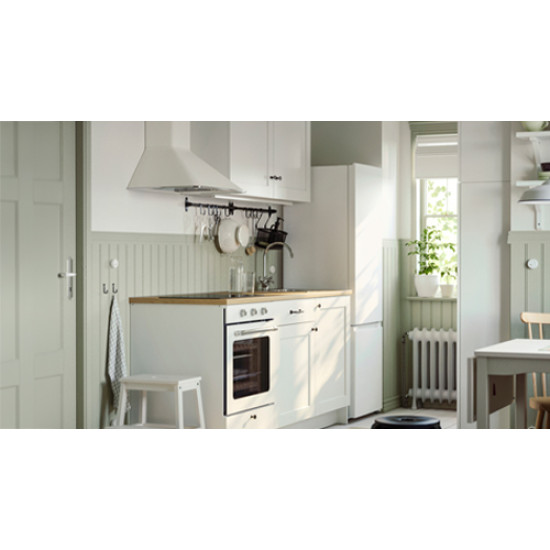 IKEA TROFAST - duvar rafı iskeleti, 93x30 cm (açık beyaz vernikli çam)