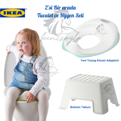 IKEA Tossig Klozet Adaptörü ve Bolmen Tabure Set