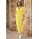 Pasaklı Giyim Kadın Oversize Yarasa Kol Tesettüre Uygun Gömlek Elbise-Tesettür Tunik 3282528 Sarı