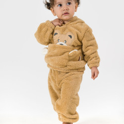 Welsoft Peluş Unisex Kışlık Bebek Takımları Çocuk Giyim Bebek Kıyafeti çocuk kostümü