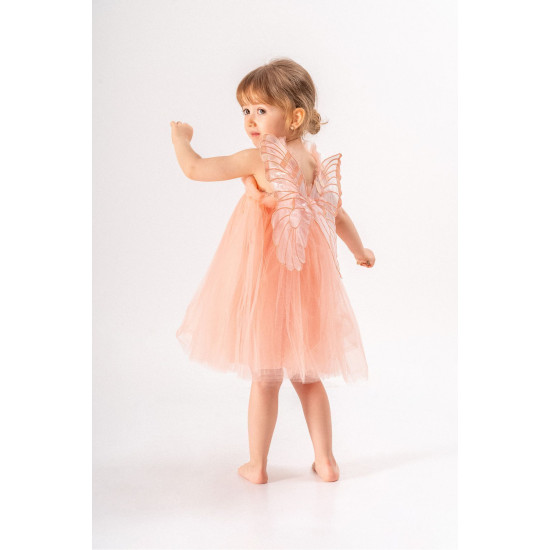 Kız Bebek Kız Çocuk Doğum Günü Parti Düğün Yazlık Elbise Tüllü Tütü Astarlı Bebek Takım Bebek Giyim