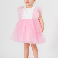 Bebek Kız Çocuk Doğum Günü Parti Düğün Elbise Tüllü Tütü Astarlı Çocuk Giyim bebek giyim Kız Bebek E