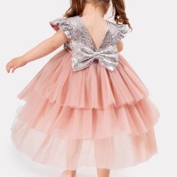 Bebek Kız Çocuk Doğum Günü Parti Düğün Elbise Tüllü Tütü Astarlı Çocuk Giyim bebek giyim Kız Bebek E