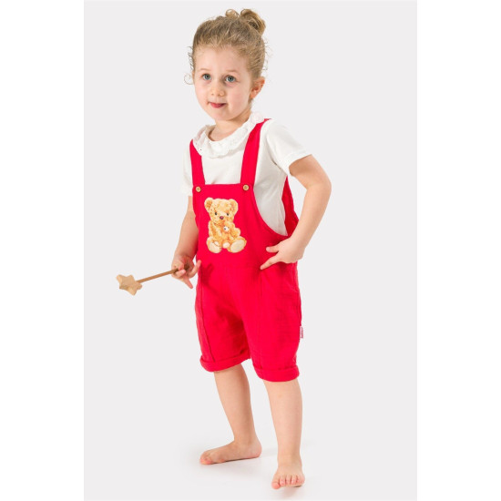 Kız Çocuk Yazlık Müslin Kumaş Baskılı Müslin Alt Üst Çocuk Slopet