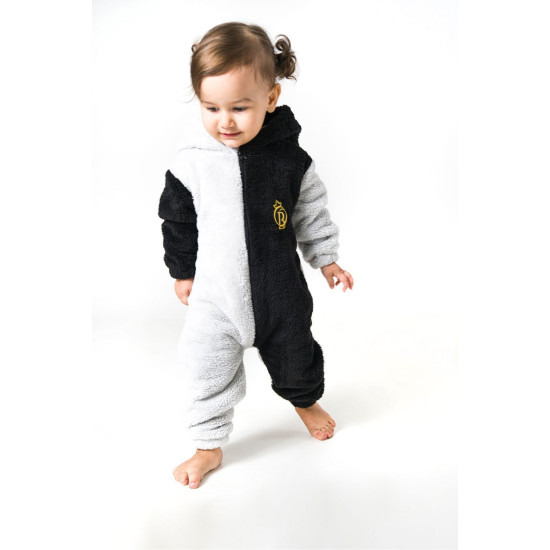 Welsoft Peluş Fermuarlı Kışlık Unisex Kız Erkek Bebek Uyku Tulumu Bebek Tulumu Çocuk Tulumu Kostümü