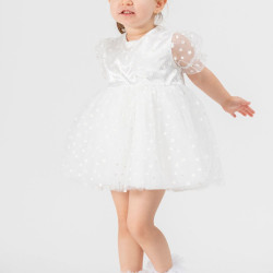 Bebek Kız Çocuk Doğum Günü Parti Düğün Elbise Tüllü Tütü Astarlı Çocuk Giyim Bebek Giyim Kız Bebek E