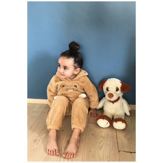 Welsoft Peluş Unisex Kışlık Bebek Takımları Çocuk Giyim Bebek Kıyafeti çocuk kostümü